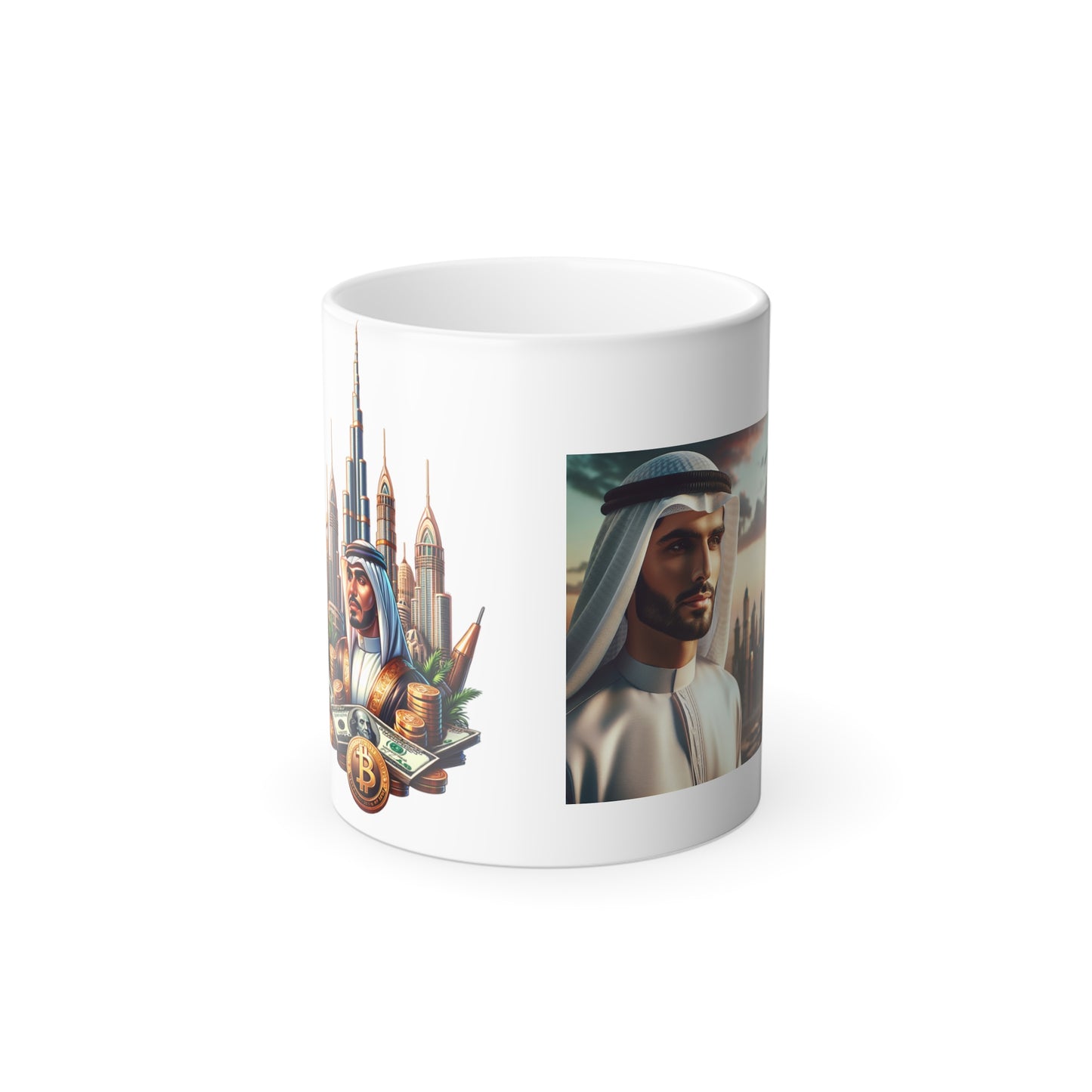 Color Morphing Mug with Inspirational Dubai Design - 11oz